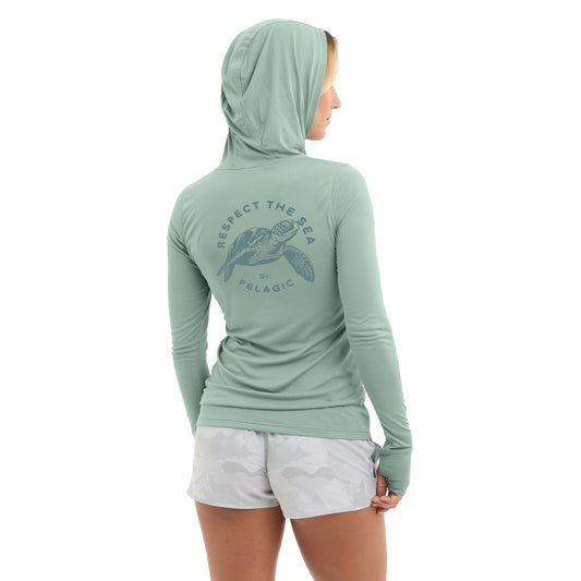 Pelagic Customer Favorite / Ws Hooded Fishing Shirt - Ws Aquatek Respect