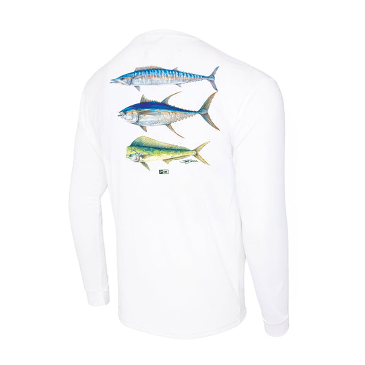 Pelagic Recommended / Fishing Shirt - Aquatek Goione Three Peat