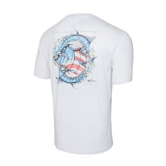 Pelagic Premium / Performance Shirt - Freespool Goione American Marlin