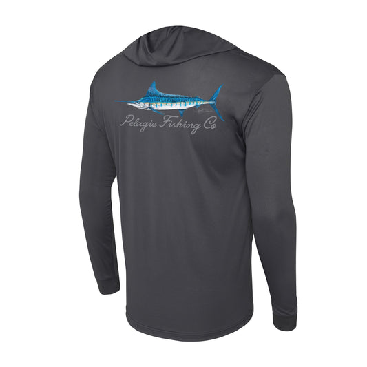 Pelagic Latest / Hooded Fishing Shirt - Aquatek Goione Marlin