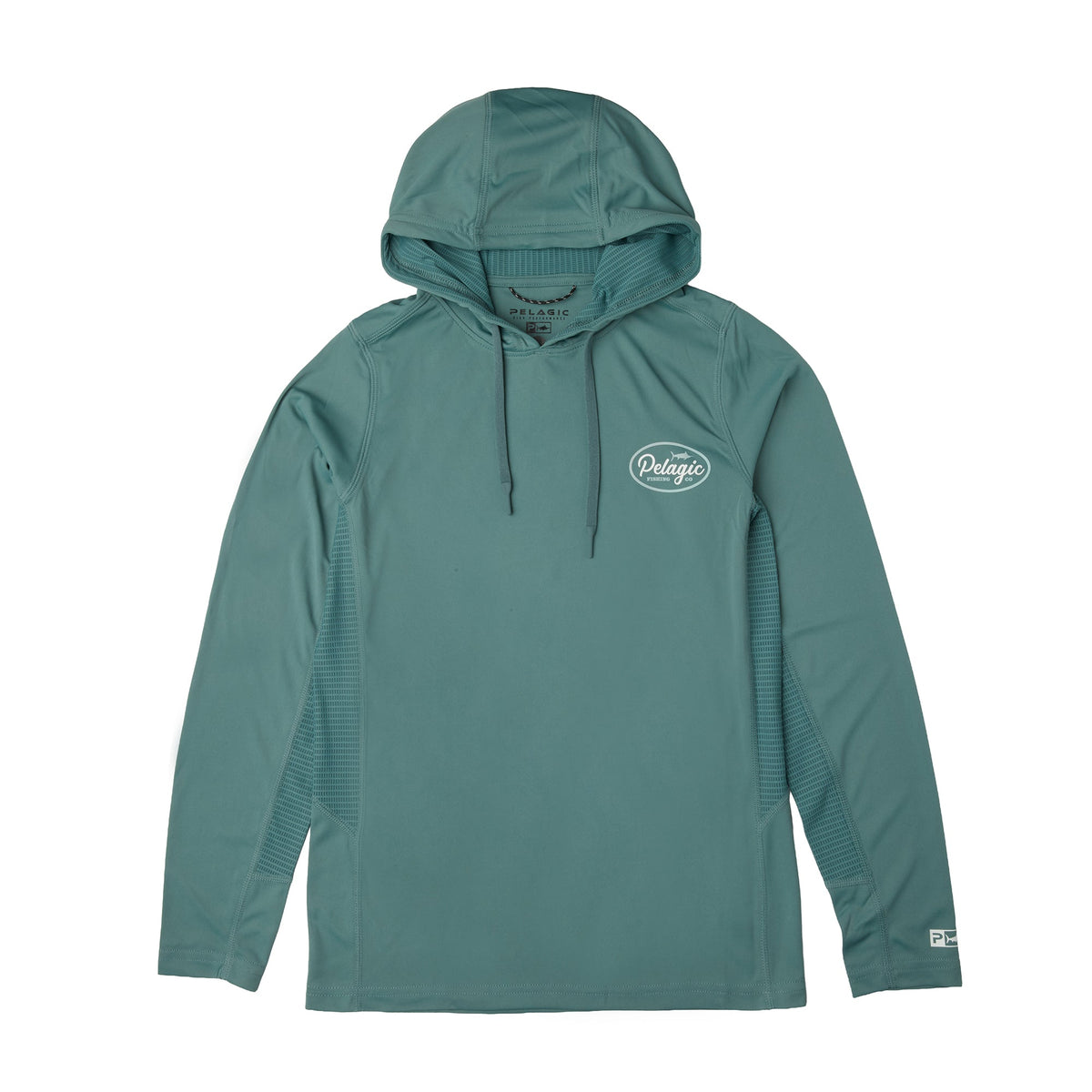 Pelagic New / Youth Hooded Fishing Shirt - Youth Vaportek Circled