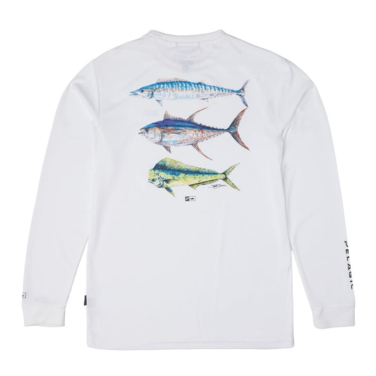 Pelagic Discount / Youth Fishing Shirt - Youth Aquatek Goione Three Peat