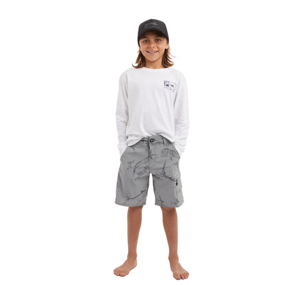 Pelagic Hot Sale / Youth Hybrid Shorts - Youth Traverse Gyotaku