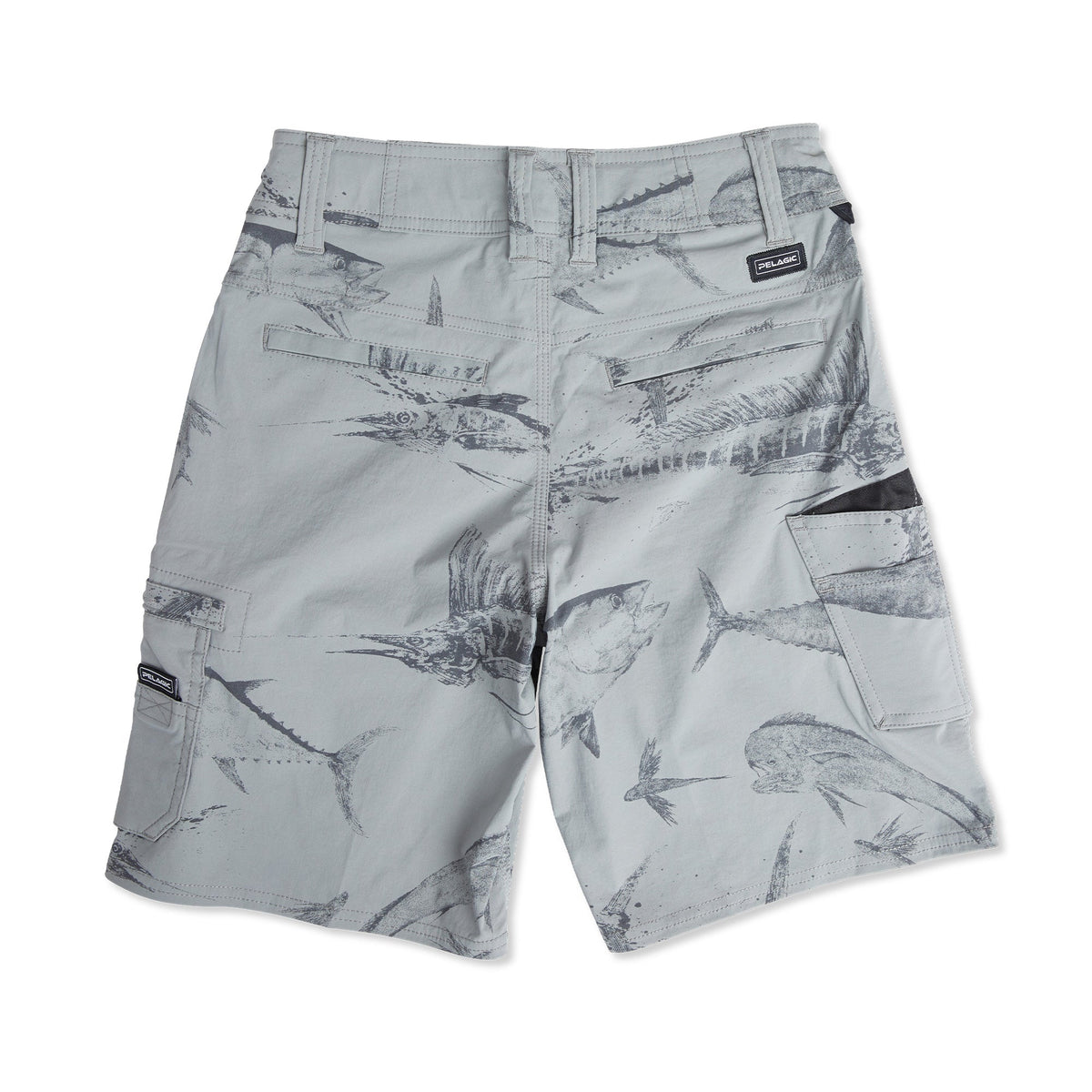 Pelagic Hot Sale / Youth Hybrid Shorts - Youth Traverse Gyotaku