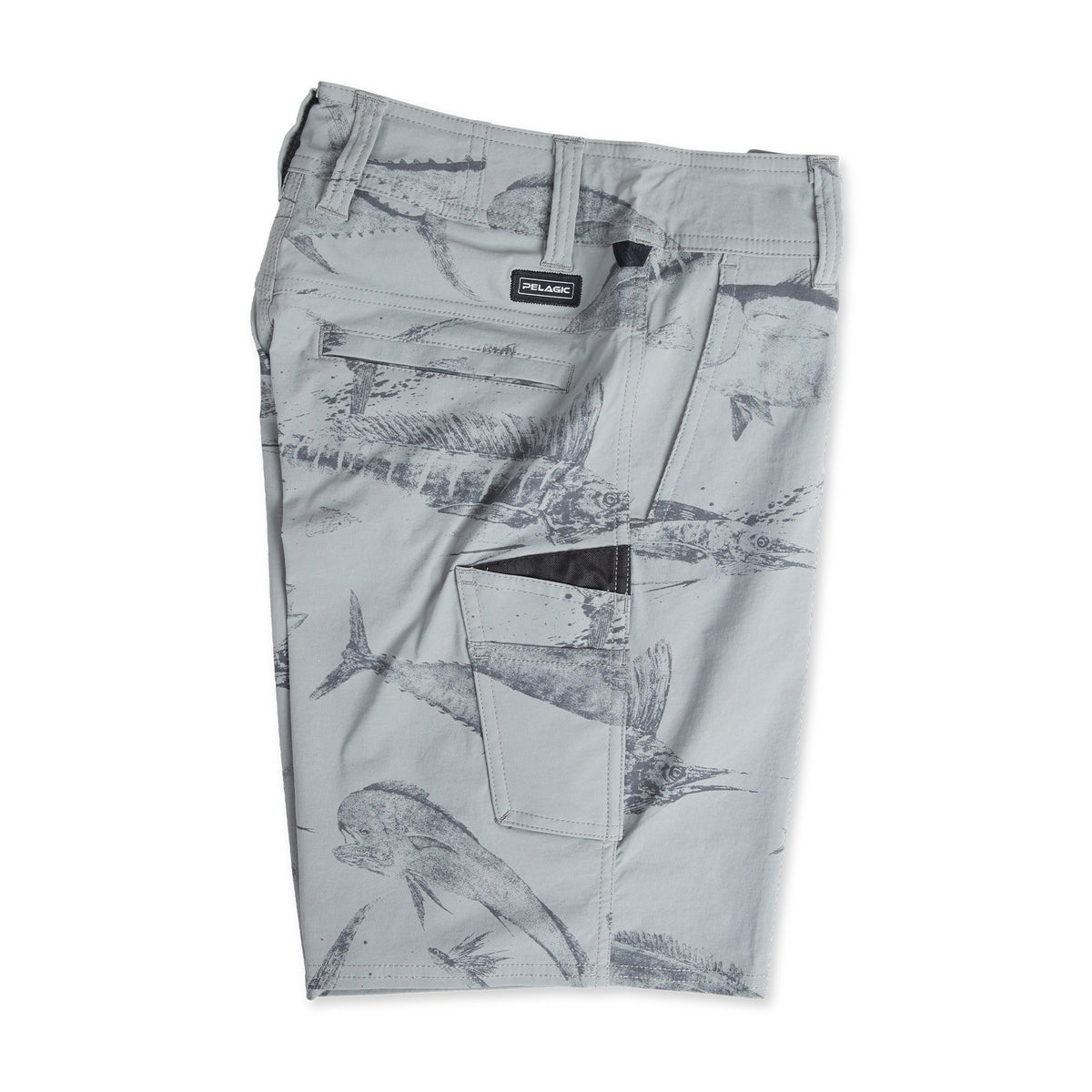 Pelagic Hot Sale / Youth Hybrid Shorts - Youth Traverse Gyotaku