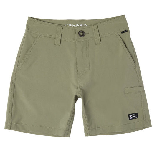 Pelagic Best Price / Youth Hybrid Shorts - Youth Mako Deep Sea