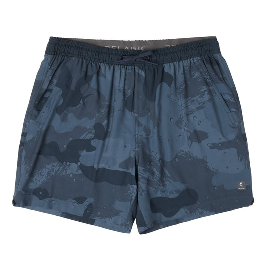 Pelagic Top Pick / Elastic Waist Lined Shorts 17" - Leiday
