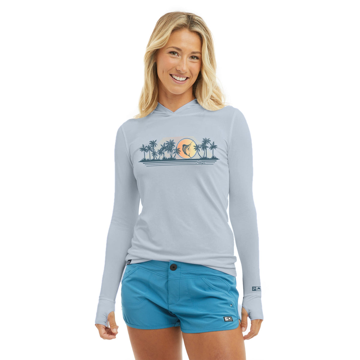 Pelagic Special Offer / Ws Hooded Fishing Shirt - Ws Aquatek Tropic Daze