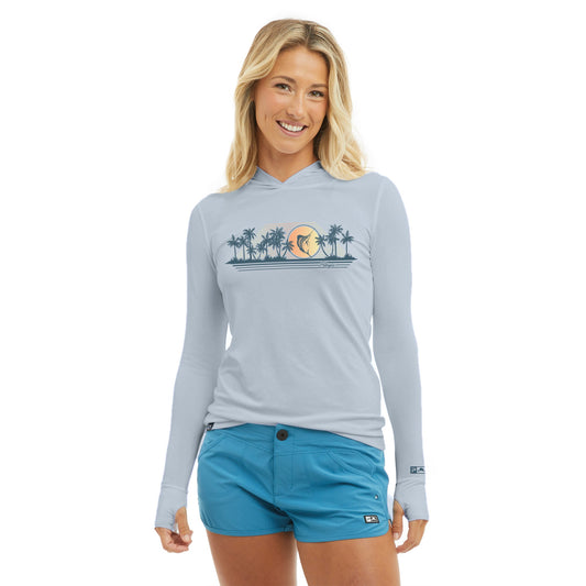 Pelagic Special Offer / Ws Hooded Fishing Shirt - Ws Aquatek Tropic Daze