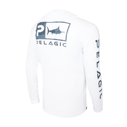 Pelagic Discount / Hooded Fishing Shirt - Aquatek Icon Camo