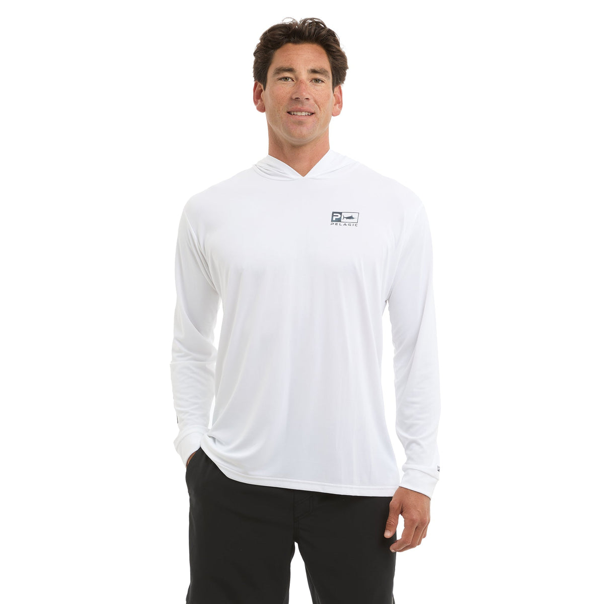 Pelagic Discount / Hooded Fishing Shirt - Aquatek Icon Camo