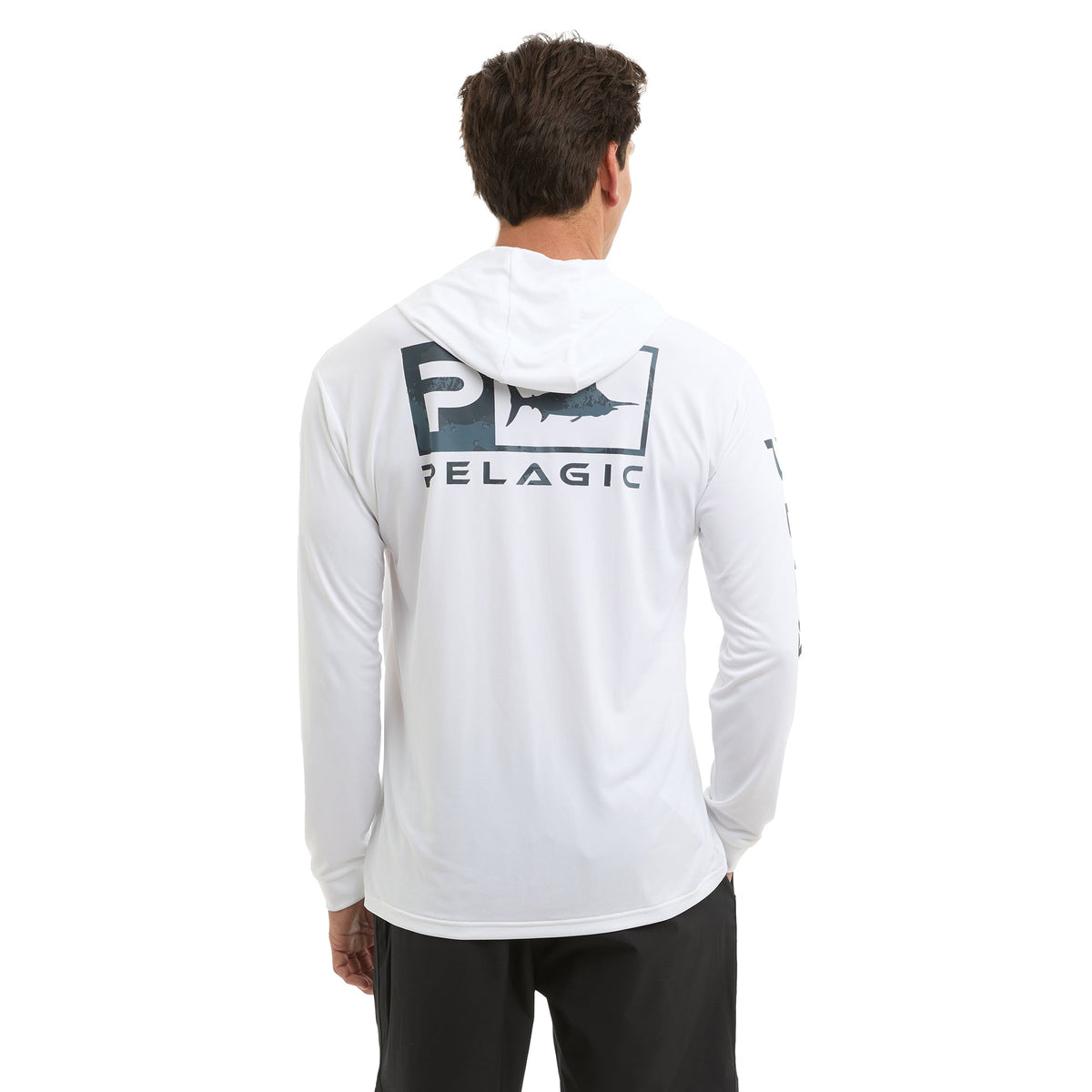 Pelagic Discount / Hooded Fishing Shirt - Aquatek Icon Camo