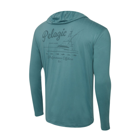 Pelagic Classic / Hooded Performance Shirt - Freespool Haulin
