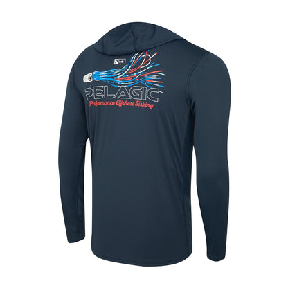 Pelagic Trending / Hooded Fishing Shirt - Vaportek Short Corner